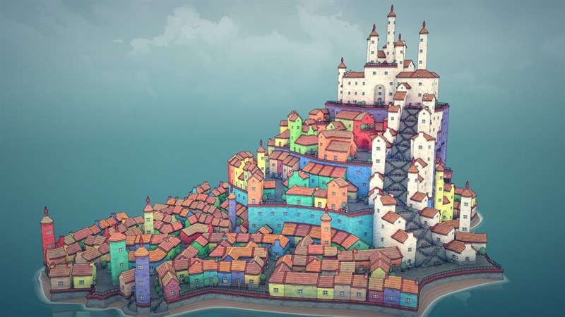 Screenshots Townscaper - Game mô phỏng xây dựng thành phố