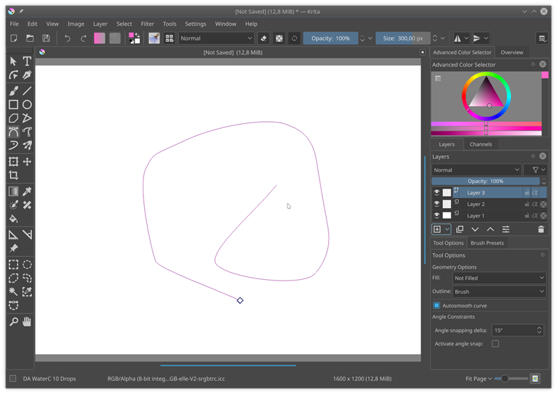 Screenshots Krita - Phần mềm chỉnh sửa ảnh dành cho máy cấu hình thấp