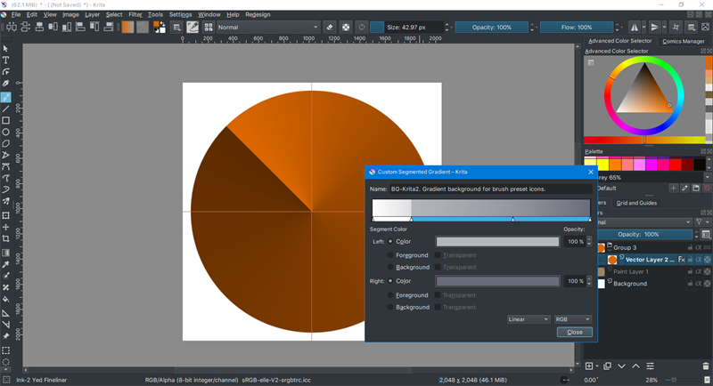Screenshots Krita - Phần mềm chỉnh sửa ảnh dành cho máy cấu hình thấp
