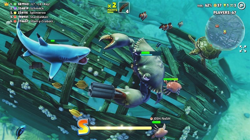 Chụp màn hình Tải King of Crabs - game hành động trong vương quốc cua