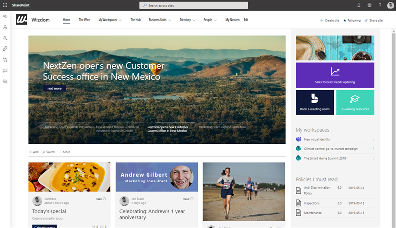 Screenshots Microsoft SharePoint: Phần mềm cộng tác và quản lý tài liệu