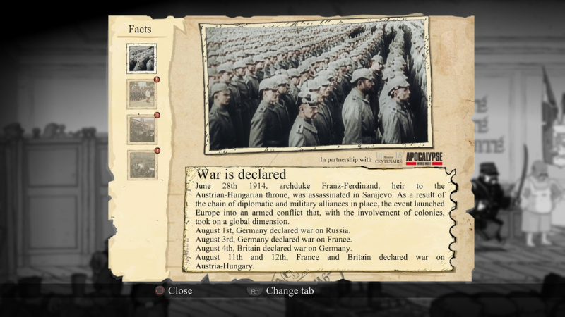 Screenshots Valiant Hearts: The Great War - Game giải đố về Thế chiến thứ nhất