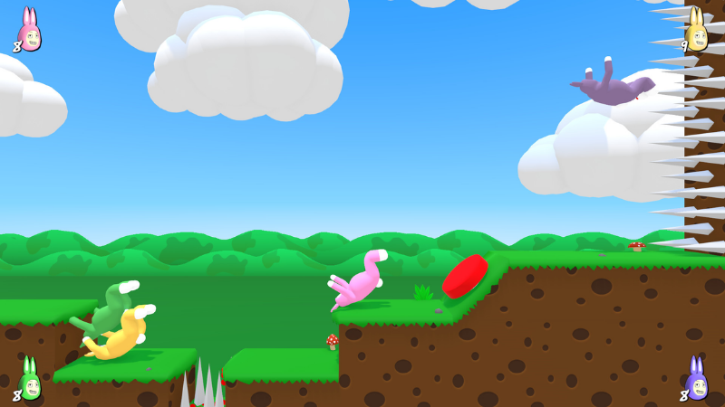 Screenshots Tải Super Bunny Man - Thể loại game co-op vui nhộn nhưng đầy ức chế