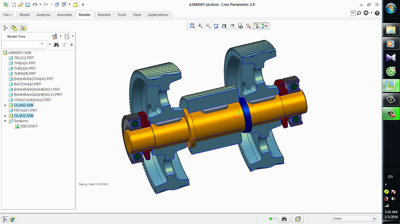 Screenshots Creo - Phần mềm thiết kế, tạo khuôn, mô phỏng chi tiết sản phẩm