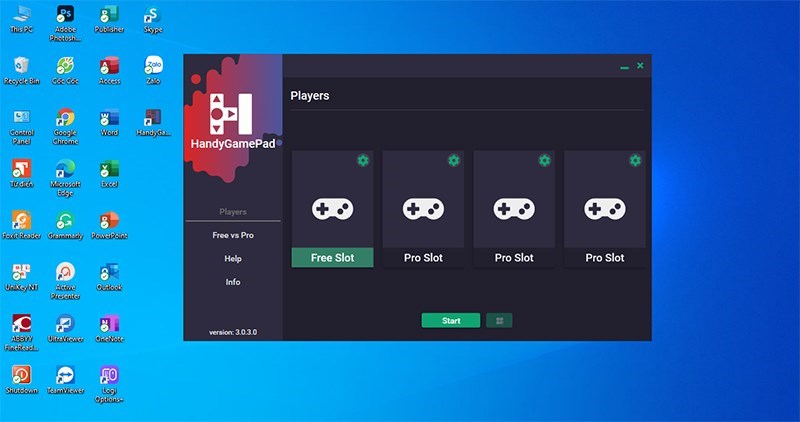Screenshots HandyGamePad - Biến điện thoại thành gamepad & joystick
