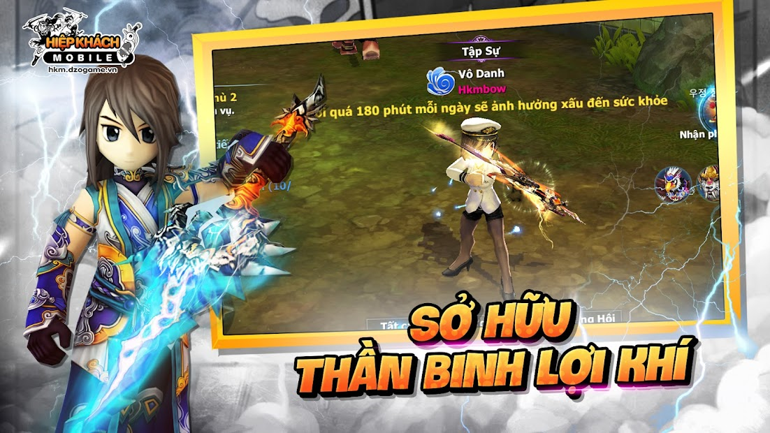 Screenshots Hiệp Khách Mobile - Dzogame: Chính tà đại chiến, viết tiếp thanh xuân!
