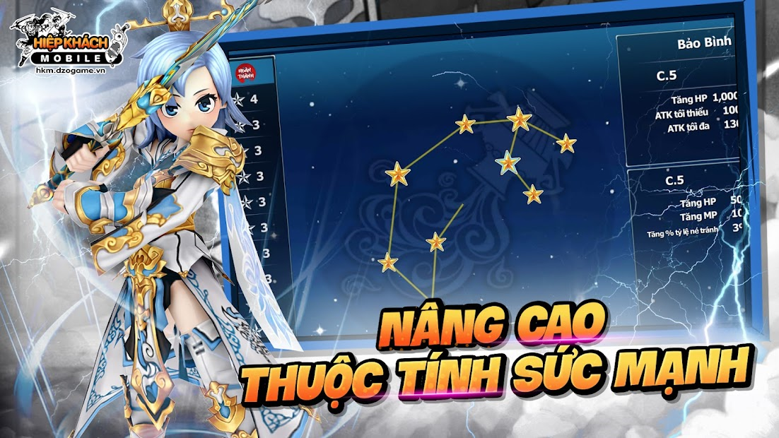 Screenshots Hiệp Khách Mobile - Dzogame: Chính tà đại chiến, viết tiếp thanh xuân!