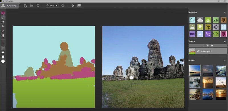 Tải NVIDIA Canvas - Công cụ vẽ tranh nghệ thuật bằng AI