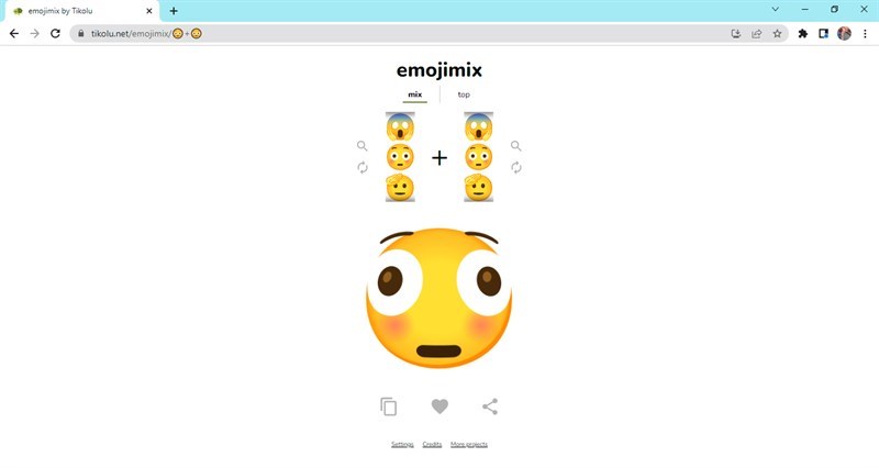 Screenshots emojimix - Ứng dụng kết hợp hai biểu tượng cảm xúc thành một