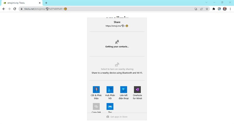 Screenshots emojimix - Ứng dụng kết hợp hai biểu tượng cảm xúc thành một