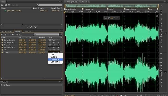 Screenshots Adobe Audition: Phần mềm chỉnh sửa, xử lý âm thanh chuyên nghiệp