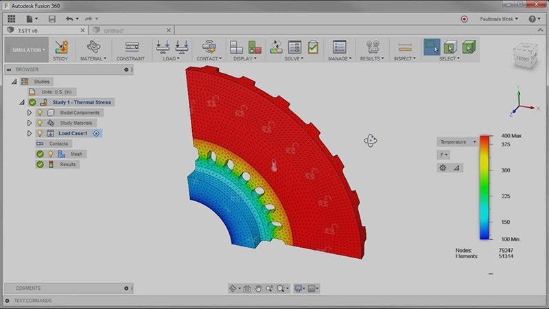 Screenshots Fusion 360 - Phần mềm thiết kế 3D CAD/CAM/CAE ngành cơ khí