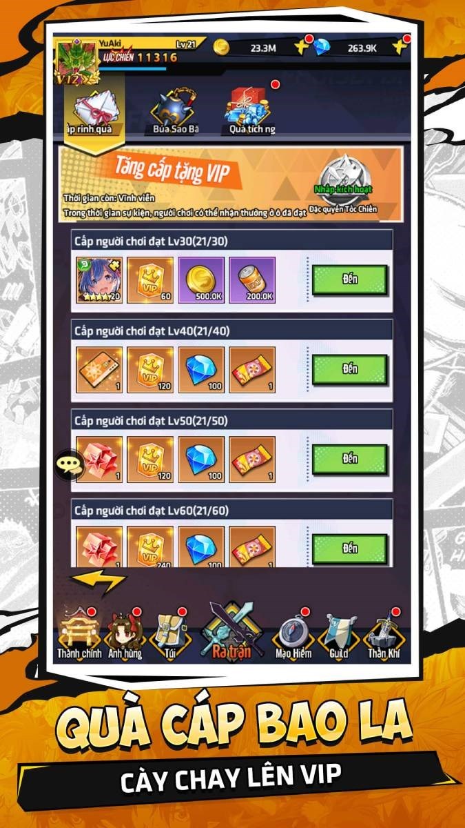 Screenshots Học Viện Bá Vương Mobile | Game đấu tướng theo phong cách Anime