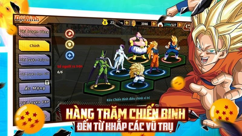 Screenshots Tải Rồng Thần Siêu Cấp - Game đấu tướng Dragon Ball siêu cấp