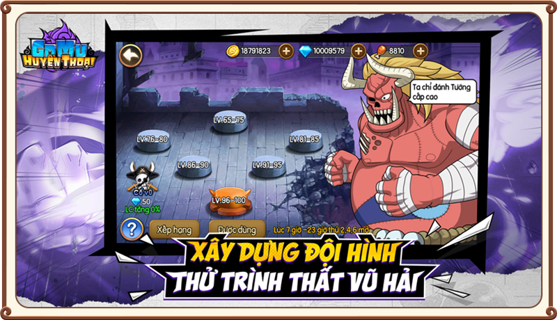 Screenshots Tải GOMU Huyền Thoại trở lại - Hành trình đi tìm kho báu hải tặc