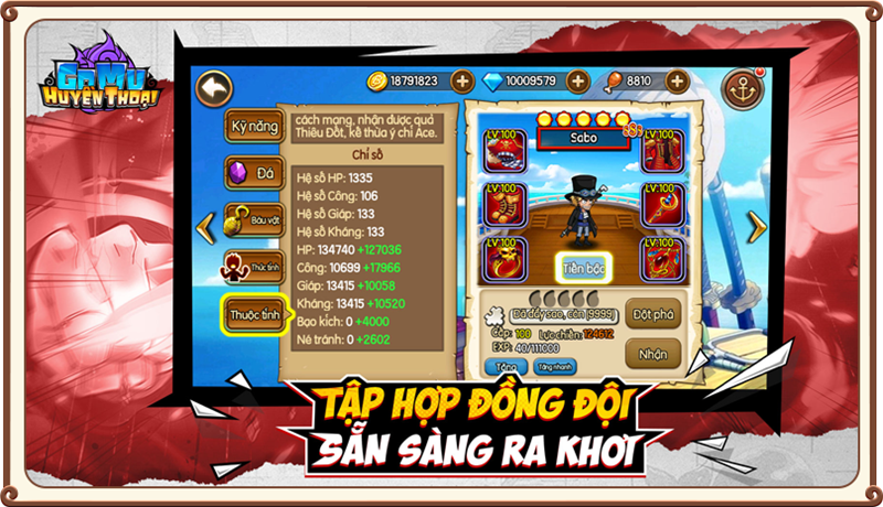 Screenshots Tải GOMU Huyền Thoại trở lại - Hành trình đi tìm kho báu hải tặc