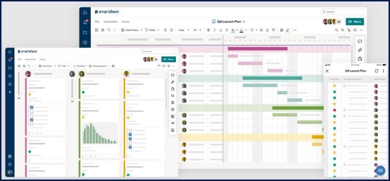 Screenshots Smartsheet - Phần mềm làm việc, quản lý dự án hiện đại, thông minh