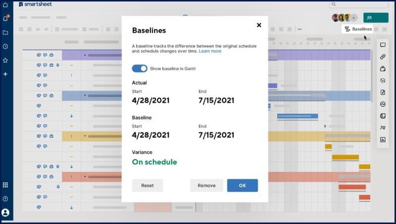 Screenshots Smartsheet - Phần mềm làm việc, quản lý dự án hiện đại, thông minh