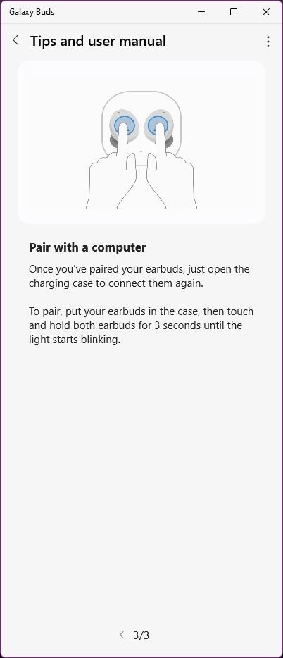Screenshots Samsung Galaxy Buds - Kết nối tai nghe Samsung với iPhone, laptop Windows