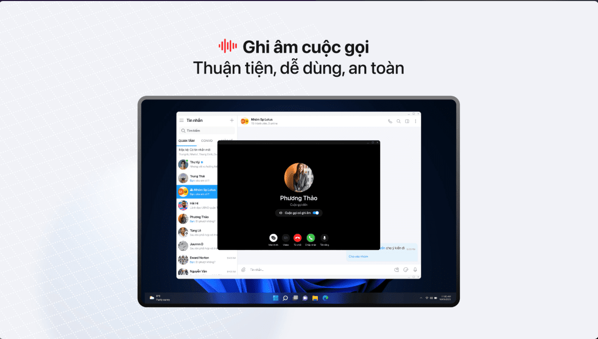Screenshots Tải Lotus Chat - Ứng dụng nhắn tin của người Việt
