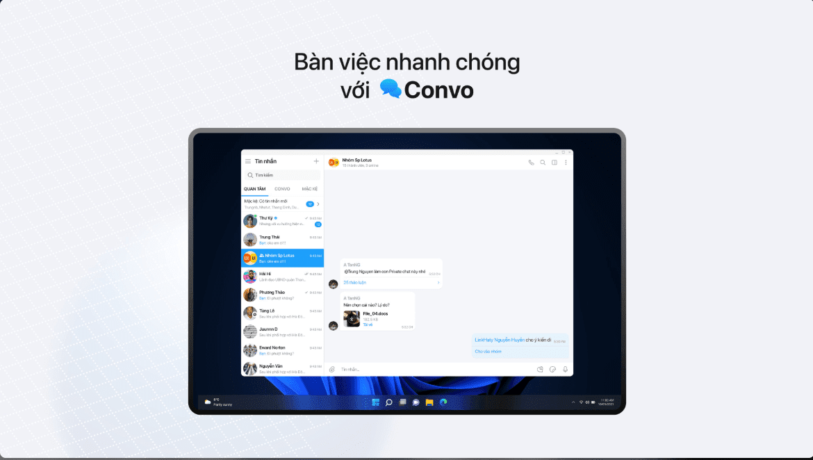 Screenshots Tải Lotus Chat - Ứng dụng nhắn tin của người Việt
