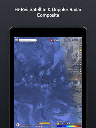 Screenshots Windy.com - Dự báo, radar thời tiết, giám sát cơn bão