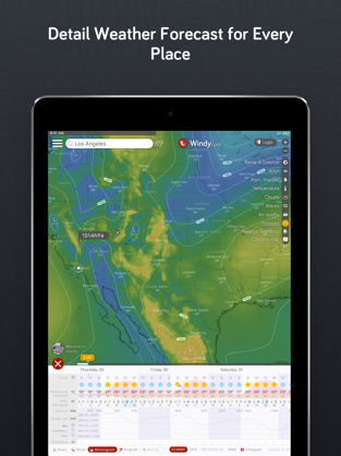 Screenshots Windy.com - Dự báo, radar thời tiết, giám sát cơn bão