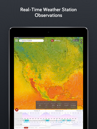 Screenshots Windy.com - Dự báo, radar thời tiết, giám sát cơn bão