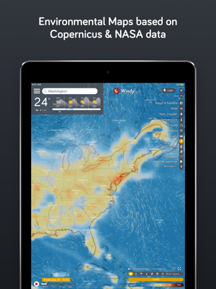 Screenshots Windy.com - Dự báo, radar thời tiết, giám sát cơn bão