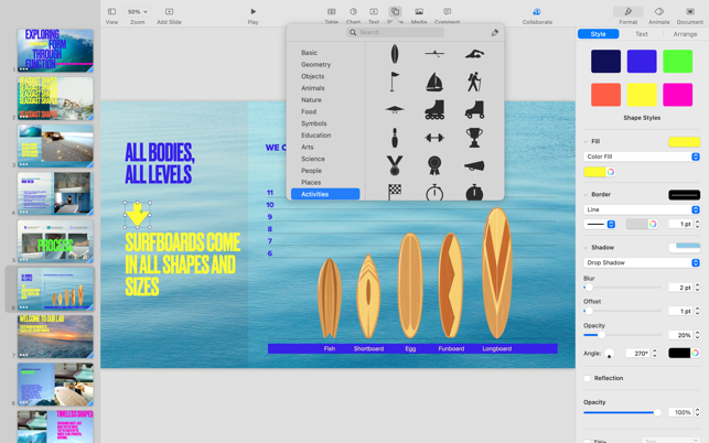 Screenshots Apple Keynote -  Phần mềm thuyết trình, tạo Slide chuyên nghiệp