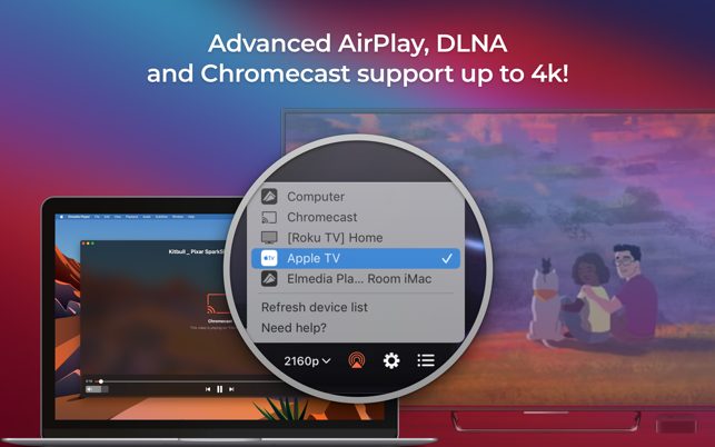Screenshots Elmedia video Player - Phần mềm phát, xem video trên MacBook miễn phí