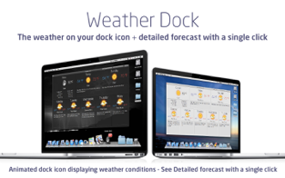 Screenshots Weather Dock - phần mềm dự báo thời tiết trên MacBook miễn phí