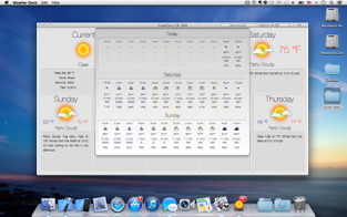 Screenshots Weather Dock - phần mềm dự báo thời tiết trên MacBook miễn phí