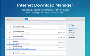 Screenshots Folx pro for mac - Phần mềm hỗ trợ download cho Mac tốt nhất