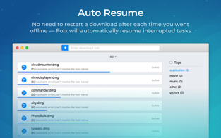 Screenshots Folx pro for mac - Phần mềm hỗ trợ download cho Mac tốt nhất