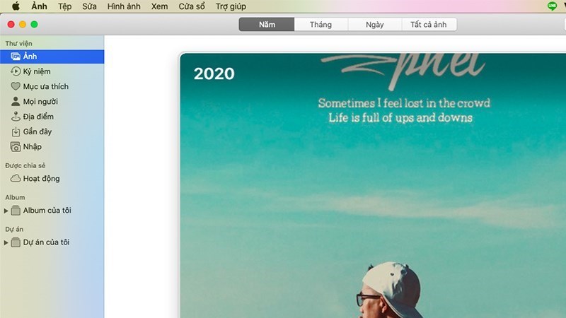 Screenshots Apple Photos - Phần mềm quản lý và xử lý ảnh MacBook miễn phí
