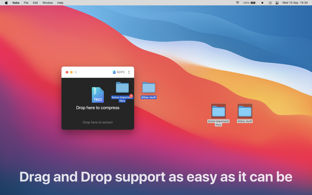 Screenshots Keka Mac - Phần mềm giải nén trên Mac nhanh chóng, hiệu quả