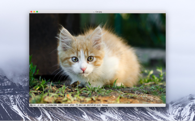 Screenshots Xee for mac - Phần mềm xem ảnh trên MacBook