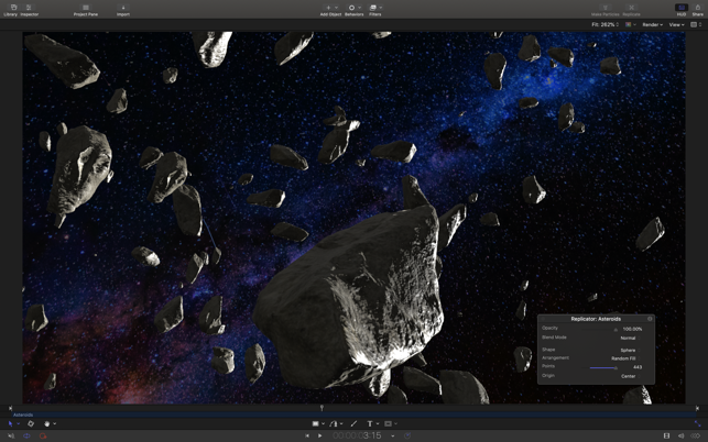 Screenshots Apple Motion  - Phần mềm biên tập, tạo hiệu ứng chuyển động video
