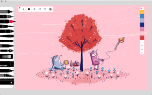 Screenshots Tayasui sketches pro - Phần mềm vẽ tranh trên Mac chuyên nghiệp