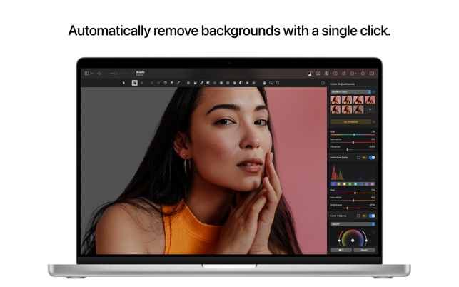 Screenshots Pixelmator Pro - Phần mềm chỉnh sửa ảnh cho Mac mạnh mẽ, chuyên nghiệp