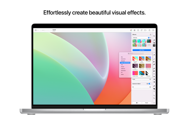 Screenshots Pixelmator Pro - Phần mềm chỉnh sửa ảnh cho Mac mạnh mẽ, chuyên nghiệp