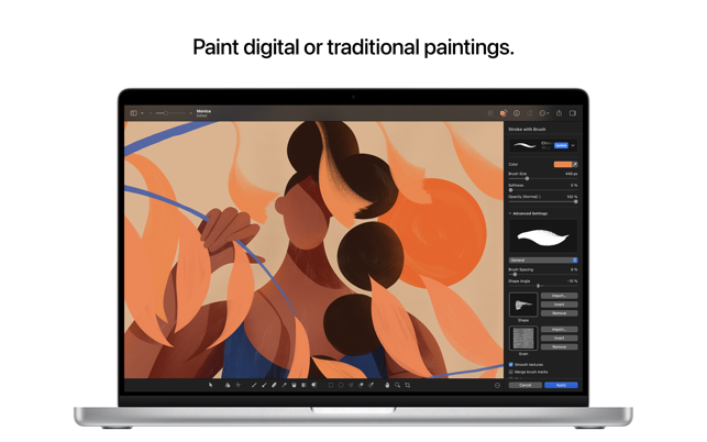 Screenshots Pixelmator Pro - Phần mềm chỉnh sửa ảnh cho Mac mạnh mẽ, chuyên nghiệp