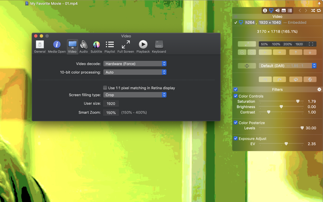 Screenshots Movist - Phần mềm nghe nhạc, xem video trên Mac chất lượng cao