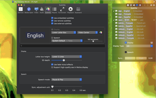 Screenshots Movist - Phần mềm nghe nhạc, xem video trên Mac chất lượng cao