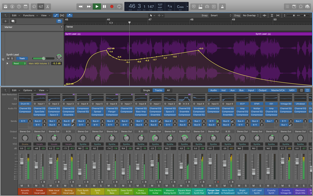 Screenshots Logic Pro X - Phần mềm biên tập và chỉnh sửa âm thanh của Apple