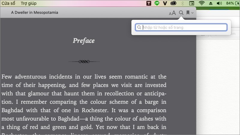 Screenshots Apple Books - Phần mềm đọc sách trên MacBook