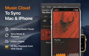 Screenshots Vox music player - Phần mềm nghe nhạc chất lượng cao trên Mac và iPhone