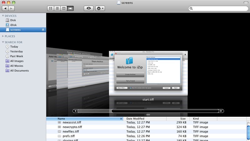 Screenshots iZip - Phần mềm giải nén trên MacBook miễn phí