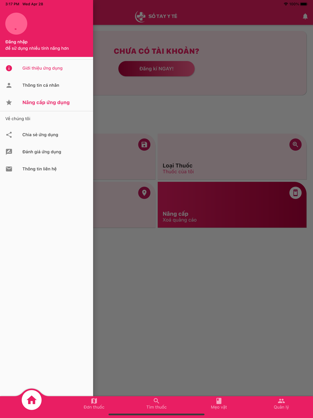 Screenshots Ứng dụng sổ tay Y tế: tra cứu và quản lý thông tin đơn thuốc của bạn